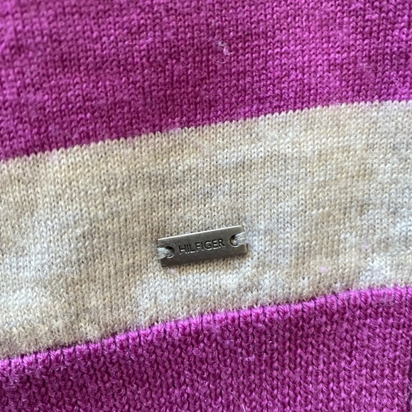 Tommy Hilfiger Women’s Merino Wool Sweater Sz XL 3/4 Sleeves EUC - Picture 6 of 6